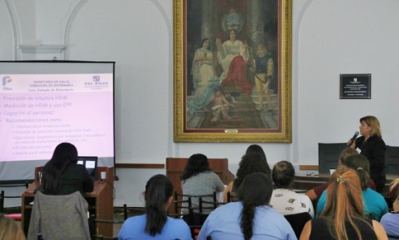 Se concretaron talleres y seminarios para enfermeros