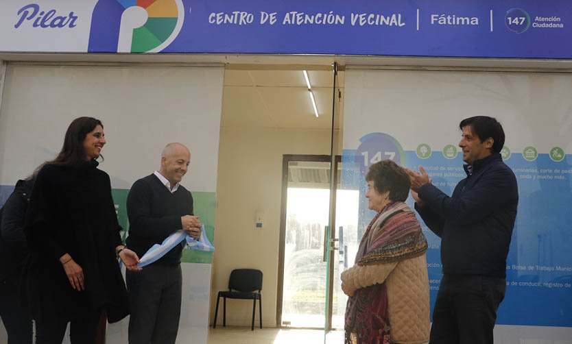 Inauguraron el nuevo Centro de Atención Vecinal y la Delegación de Fátima