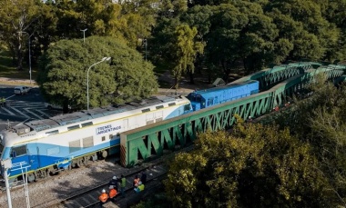 Tren San Martín: finalizaron los trabajos de reposición de las vías dañadas