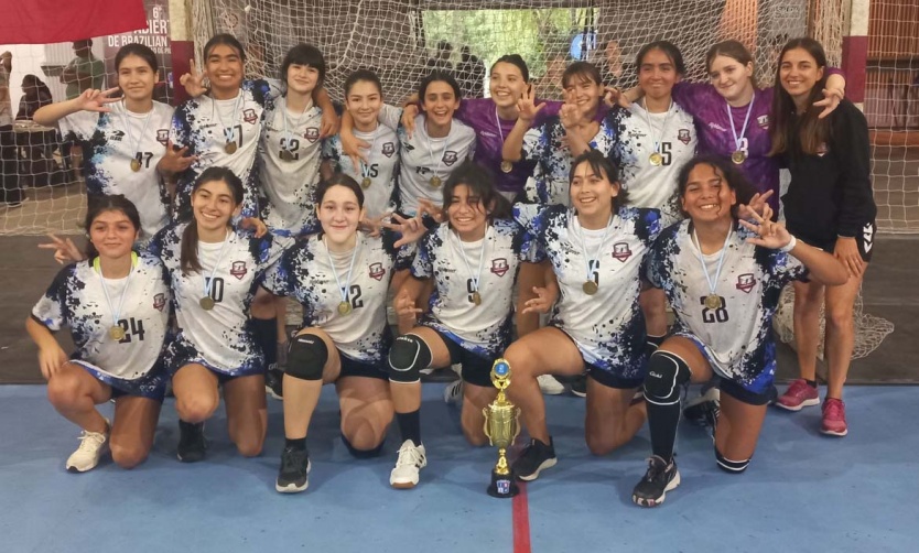 Handball: Las Menores de Muni Pilar son campeonas de la Liga Municipal