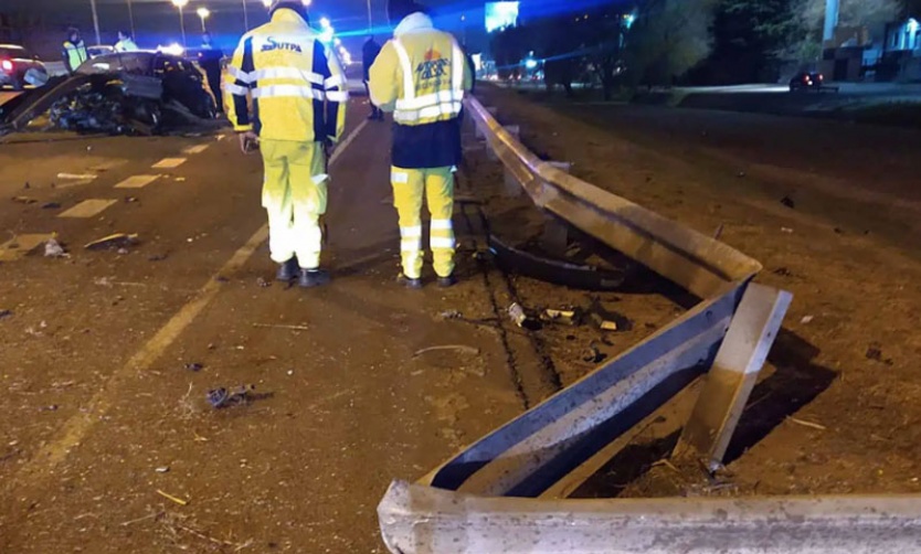 Dos jóvenes resultaron heridos en un grave siniestro vial en la Panamericana