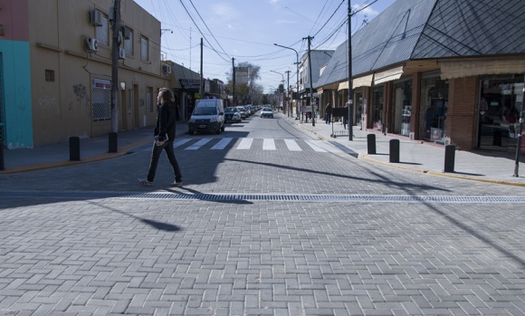 Concluyeron las obras de remodelación de una de las calles principales del centro