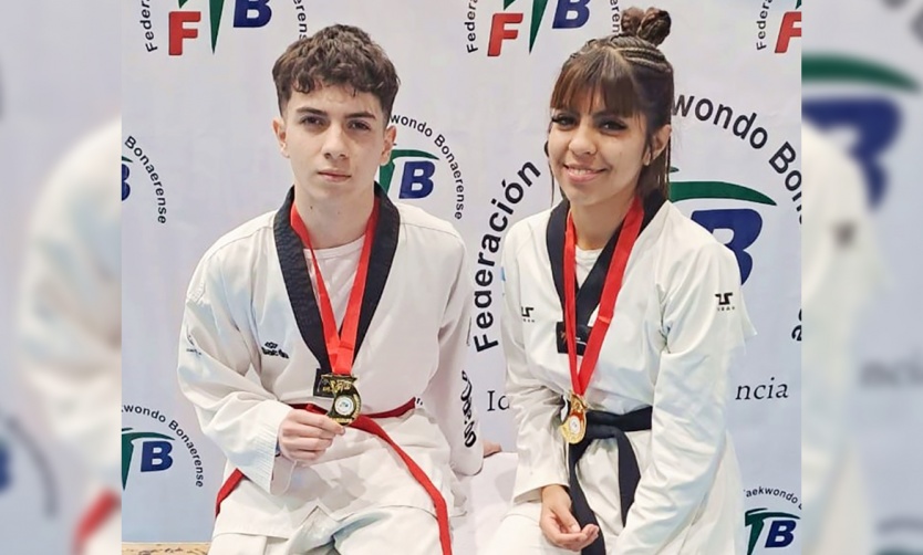 Alumnos de la Escuela Municipal de Taekwondo brillaron en Almirante Brown