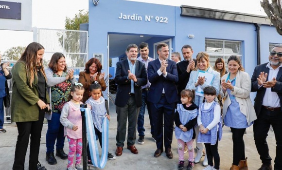 Achával inauguró un nuevo edificio para un jardín: "Vamos a transformar el sistema educativo"