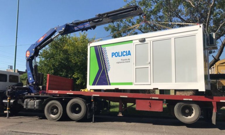 Tras pedidos de más seguridad, instalan un puesto policial en un barrio del distrito