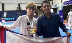 Un alumno de la Escuela Municipal de Taekwondo se coronó campeón argentino