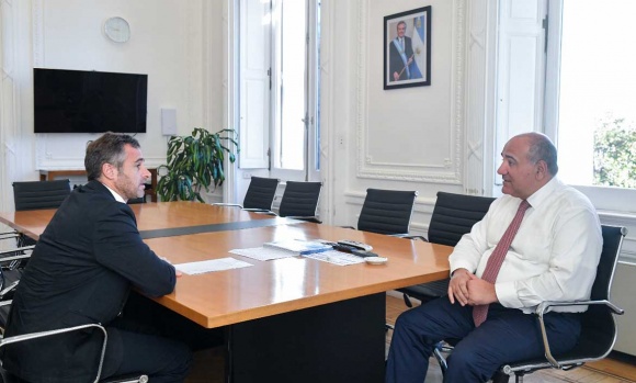 Achával se reunió con Manzur por el proyecto de la Universidad y el avance de obras del Hospital Central