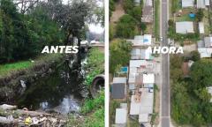 El Municipio terminó una obra clave para evitar inundaciones