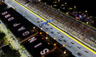 Colapinto pone primera en el Gran Premio de Singapur de Fórmula 1