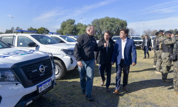 Axel Kicillof: "Vamos a seguir trabajando para llevar más tranquilidad a los bonaerenses”