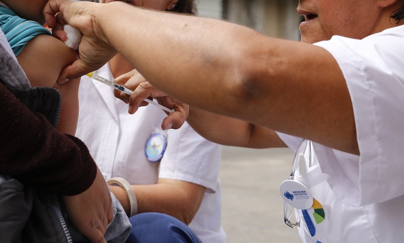 Campaña contra el Sarampión: En el primer mes se vacunaron a más de 9 mil niños