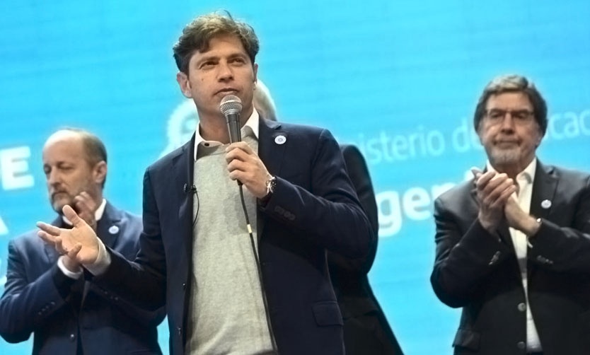 Kicillof dijo que buscar la reelección sería “lo natural”, pero espera que el FDT decida