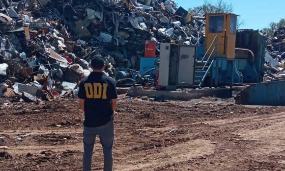 Robo de cables: secuestran 40 toneladas de cobre y hay varios demorados