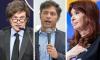 Encuesta: cómo miden en Pilar Milei, Kicillof y Cristina Fernández