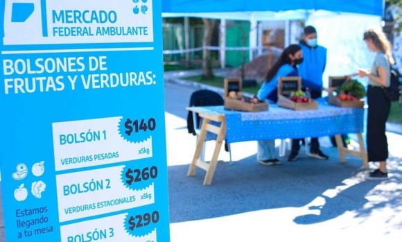 Todo listo para una nueva feria de alimentos frescos en los barrios