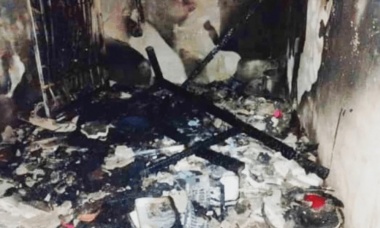 Un incendio consumió una vivienda en Presidente Derqui