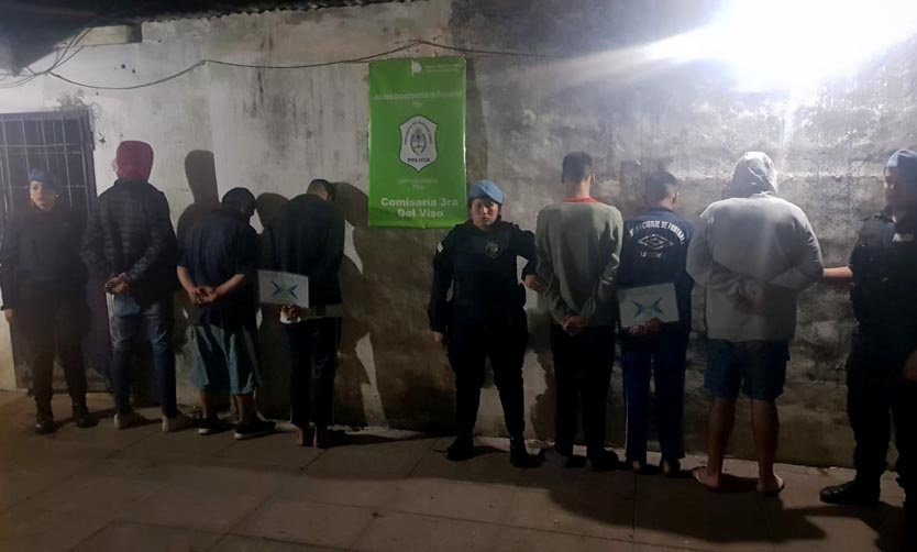 Detuvieron a una banda que había entrado a robar a un club deportivo