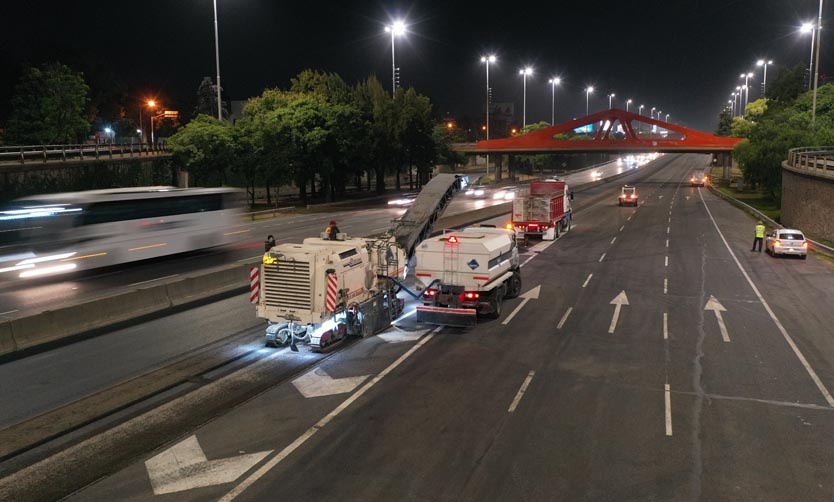 Comenzaron las obras de repavimentación de la Avenida General Paz