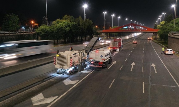 Comenzaron las obras de repavimentación de la Avenida General Paz