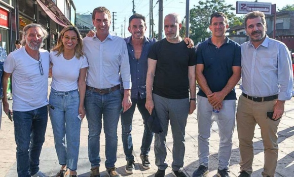 Larreta y Santilli recorrieron Pilar para apuntalar la campaña de Juntos