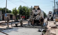 El Municipio realizó tareas de renovación de asfaltos en la localidad de Derqui