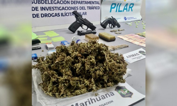 Desbaratan a una peligrosa banda de venta de droga en Derqui