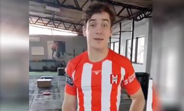 Franco Colapinto visitó el Club Atlético Pilar y envió un saludo de fin de año