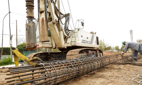 Comenzaron las obras para construir el paso bajo nivel del San Martín