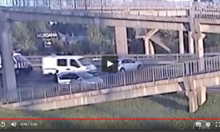 Video: así fue el accidente donde fueron atropellados una mujer policía y un agente del SAP