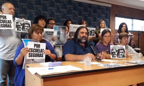 Baradel tras la caída de parte de un techo en la Escuela 25: "¿Qué esperan para arreglar los edificios?"