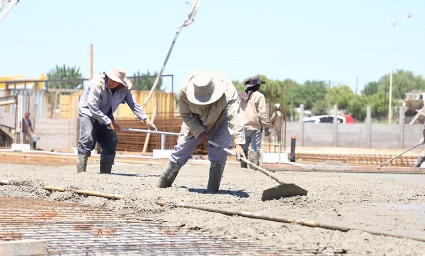 Avanzan las obras de construcción de un nuevo Club Municipal