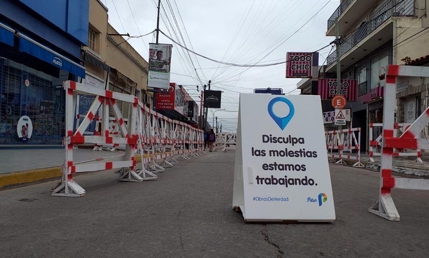 Más colectivos cambiarán de recorrido por obras en calles del centro de Pilar