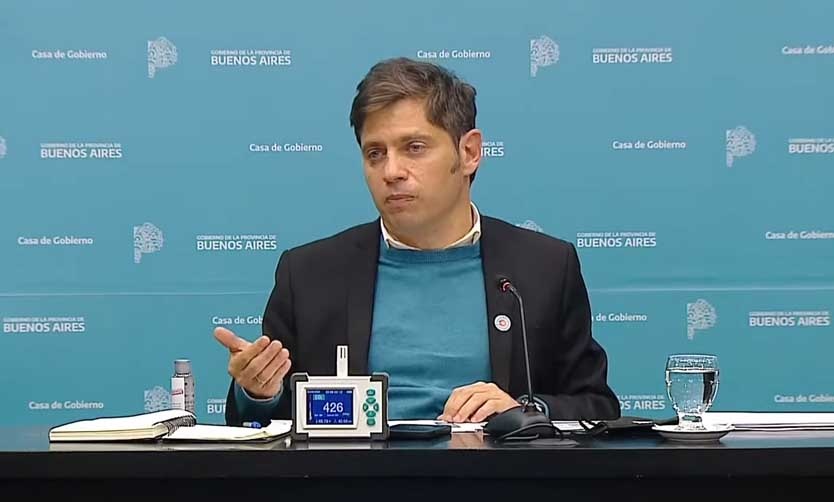 Kicillof: “Estamos preocupados por la posibilidad de que se difunda la variante Delta”