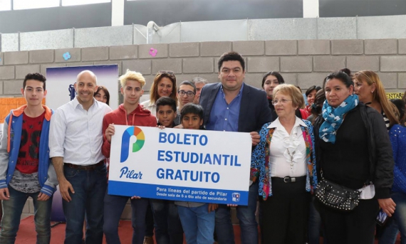 A partir del lunes comenzará a regir el boleto estudiantil gratuito en Pilar