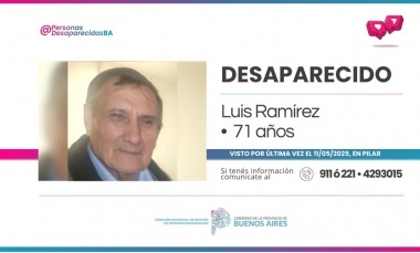 Buscan a un hombre que lleva varios días desaparecido