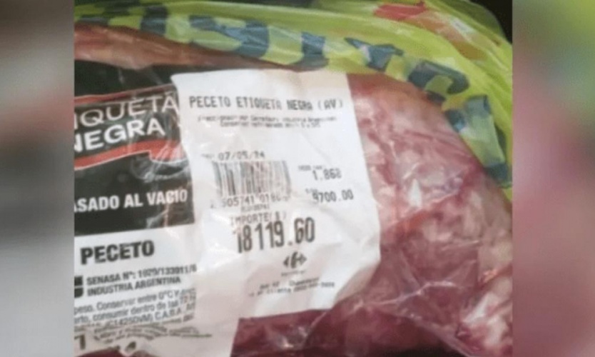 Robó carne premium en un shopping y fue detenido