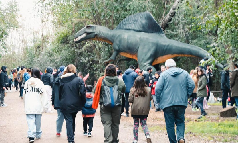 Vacaciones de invierno: reabrió el Parque Pilar Jurásico