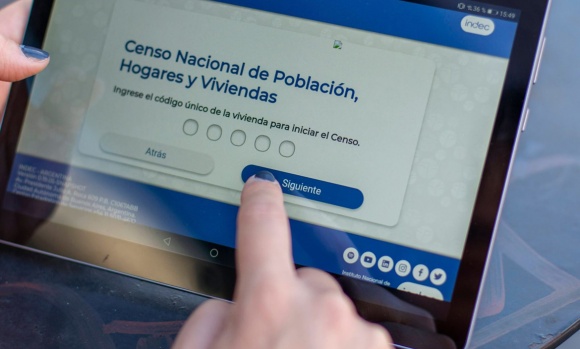 El 25% de las viviendas completó el Censo Digital a menos de una semana del operativo presencial